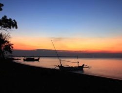 Pantai Banongan Situbondo, Pesona Pantai dengan Pohon Kelapa dan Pasir Hitam