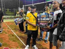 Kepala Desa Kediren Mengadakan Turnamen Bola Voli Ke Dua Berjalan Lancar