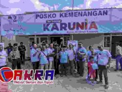 Bung Karna Calon Bupati Nomor Urut 02 Resmikan Posko Pemenangan Karunia di Desa Sumberwaru