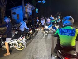 Patroli Cipkon Pilkada, Polres Situbondo Amankan Puluhan Motor Balap Liar