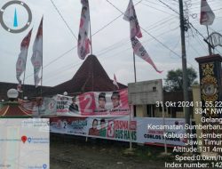 Kantor Desa Gelang Dibuat Ajang Pameran APK Paslon, Diduga Ada Pembiaran Dari Pemdes Setempat