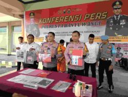 Polisi Bekuk Penodong Juru Parkir dengan Pistol di Banyiwangi 