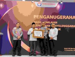 Polres Bojonegoro Meraih Predikat Kualitas Tinggi Pelayanan Publik Terbaik Nasional