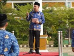 Pj. Bupati Pringsewu DR. Marindo Kurniawan Pimpin Apel Perdana Awal Tahun 2025