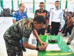 Danrem 043/Gatam Pimpin Penandatanganan Pakta Integritas Calon Taruna Akademi TNI 2025
