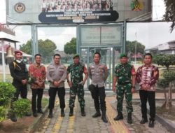 Lapas Kelas IIA Narkotika Bandar Lampung Terima Bantuan Personil Pengamanan Dari Kodim 0241/LS Dan Polres Lampung Selatan