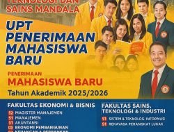 Institut Teknologi dan Sains Mandala Jember Menerima Mahasiswa Baru Tahun Akademik 2025/2026