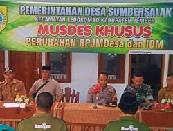 Musdes RPJMDes 2025 Desa Sumber Salak: Infrastruktur dan Perekonomian Jadi Prioritas