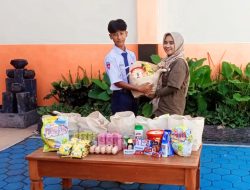 SMP Negeri 1 Jenggawah Jember Berikan Bantuan kepada Siswa Tidak Mampu