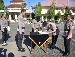 Kapolres Situbondo Pimpin Serah Terima Jabatan Kasubbag, Kasat, dan Kapolsek