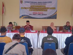 Monitoring dan Evaluasi ADD,DD,Bagi Hasil Pajak dan Retribusi Tahap 1 Desa Panti 