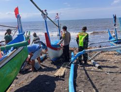 Polresta Banyuwangi Intensifkan Patroli Pesisir, Dukung Pencarian Korban KMP Tunu Pratama Jaya