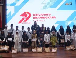 Polres Pasuruan Pilih Tasyakuran dan Santunan Anak Yatim Untuk Rangkaian Hari Bhayangkara Ke-79 