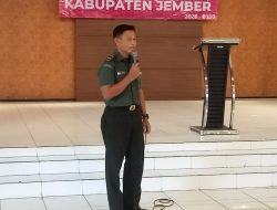 Kodim 0824 Jember, Menghadiri Kegiatan Pengukuhan Gabungan Wartawan Indonesia (GWI) di Rumah Makan Lestari.