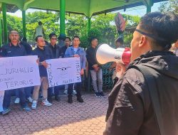 Jurnalis Bondowoso Gelar Aksi Damai Tolak Intimidasi Rekan Sejawat di Situbondo