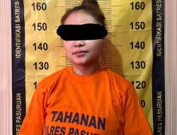 Polres Pasuruan Ringkus Wanita Warga Pandaan yang Fasilitasi Peredaran Narkoba