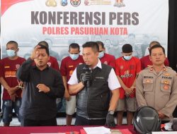 Polres Pasuruan Kota Berhasil Amankan 6 Tersangka Komplotan Curanmor yang Beraksi di 16 TKP