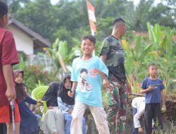 Hangatnya Kebersamaan di TMMD ke-126 Way Kanan: Prajurit TNI Jadi Sahabat Warga Kampung Sriwijaya