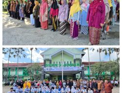 Memperingati Hari Guru Nasional (HGN) SMK Negeri 5 Jember Menggelar Upacara Bendera