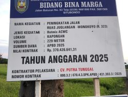 Dugaan Kecurangan Proyek Hotmix peningkatan jalan  Ruas Juglangan – Wonokoyo , Warga Soroti Lemahnya Pengawasan Dinas PUPP