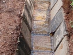 Ketua P3A Tirta Rahayu Pekon Margosari Diduga Bangun Briket Irigasi Tidak Sesuai Spesifikasi