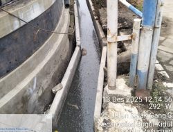 Kualitas Amburadul dan Pemasangan Tak Presisi, Proyek U-Ditch Kota Pasuruan Diperparah Retak dan Sambungan Celah