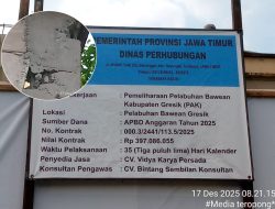 LSM GMBI Desak Audit Proyek Dishub Jatim di Bawean, Ditemukan Dugaan Kejanggalan Papan Informasi dan Kualitas Pembangunan Kantor