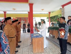 Pelantikan dan Pengambil Sumpah Perangkat Desa Bagurejo kecamatan Gumukmas