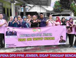 DPD PPNI Jember Sigap Bantu Bencana Banjir Glundengan Tanjungsari dan Sumberjo Wuluhan