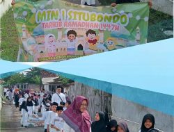 Sambut Ramadhan 1447 H, Seluruh Siswa dan Guru MIN 1 Situbondo Semarakkan dengan Pawai Religi