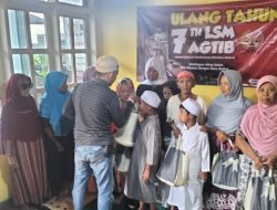HUT Ke-7 LSM AGTIB: Santuni Puluhan Anak Yatim dan Komitmen Kawal Program Pemerintah