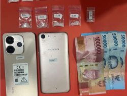 Satresnarkoba Polres Pasuruan Tangkap Pengedar Sabu 10,33 Gram di Beji