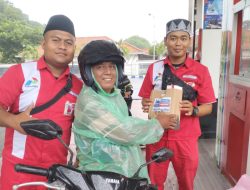 Energi Kebaikan di Jalur Pantura: SPBU Karangasem Patokan Tebar Takjil Gratis