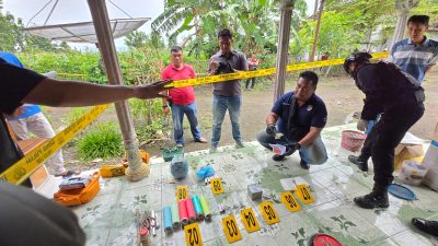 Polres Situbondo Bongkar Home Industry Petasan: 5,1 Kg Bubuk Mercon Disimpan di Bawah Kasur