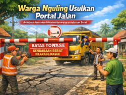 “Kalau Probolinggo Bisa, Kenapa Pasuruan Tidak?” Warga Nguling Desak Pemasangan Portal Pembatas Truk Tambang