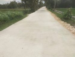 Infrastruktur Desa Besah Kian Mantap, Rigid Beton Tahap II BKKD Rampung 100 Persen