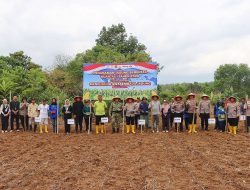 Polres Bengkulu Utara Gelar Tanam Raya Jagung Serentak Kuartal I, Dukung Ketahanan Pangan Nasional