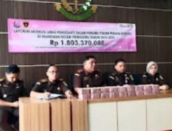 Kejari Eksekusi Uang Pengganti Rp 1,8 Miliar dan Kejar Sisa Kasus BRI Ro 16,6 Miliar dan LPTQ.