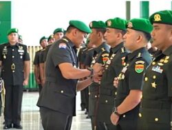 Pangdam XXI / Radin Inten Pimpin Tradisi Dan Sertijab Pejabat Kodam.