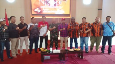 Ngopi Bareng Dandim 0819/Pasuruan Bersama Ketua LSM se-Pasuruan Raya