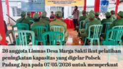 Pelatihan Peningkatan Kapasitas Linmas Digelar di Desa Marga Sakti Bengkulu Utara