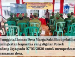 Pelatihan Peningkatan Kapasitas Linmas Digelar di Desa Marga Sakti Bengkulu Utara