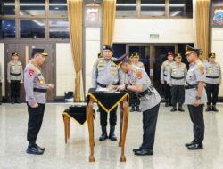 Kapolri Pimpin Pelantikan dan Sertijab PJU Mabes Polri serta Tiga Kapolda