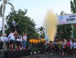 Wujud Sinergitas TNI-Polri dan Pemerintah Daerah, Kapolres Pasuruan Kota Hadiri Fun Run HUT Yon Zipur 10/Jaladri Palaka Ke-64