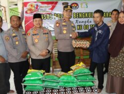 Sambut Hari Bhayangkara ke-80, Polres Bengkulu Utara Salurkan Bansos Sembako ke Panti Asuhan