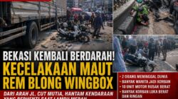 Rem Blong Wing Box di Lampu Merah Cut Meutia Bekasi, 2 Orang Tewas 10 Motor Ringsek