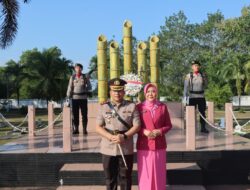 Menjelang HUT ke-80, Polres Bengkulu Utara Ziarah ke TMP Ratu Samban Teladani Semangat Pahlawan