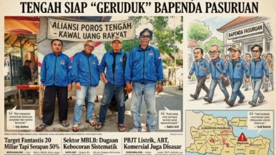 Endus Kebocoran Pajak Tambang, Aliansi Poros Tengah Siap “Geruduk” Bapenda Pasuruan 