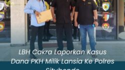 LBH CAKRA Resmi Laporkan Kasus Dana PKH Milik Lansia ke Polres Situbondo