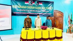 BUKA MUSDA KAHMI-FORHATI, BUPATI BENGKULU TENGAH AJAK BERI GAGASAN PROGRESIF UNTUK BANGUN “BENTENG”